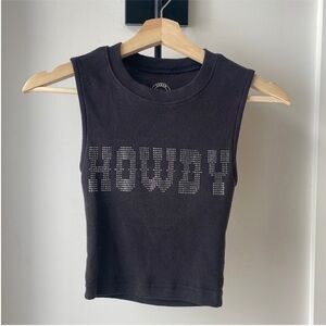 Black Women’s HOWDY  Sleeveless Top
